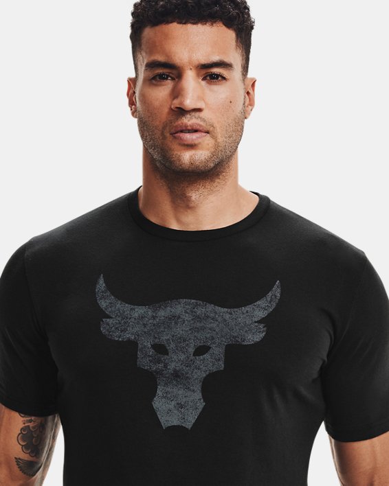 Haut à manches courtes Project Rock Brahma Bull pour homme, Black, pdpMainDesktop image number 4